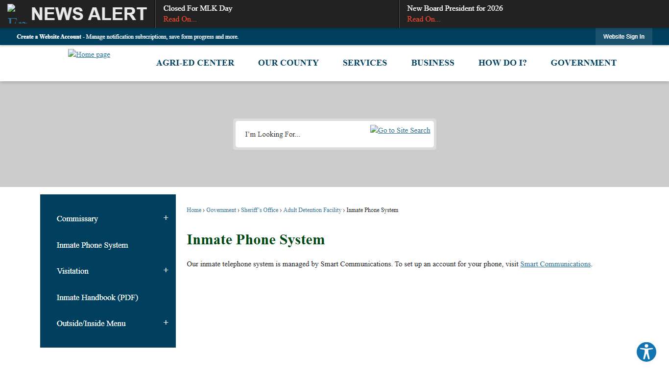 Inmate Phone System | DeSoto County, MS - Official Website