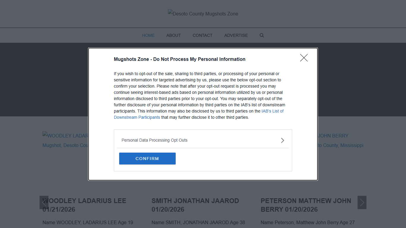 Desoto County Mugshots Zone